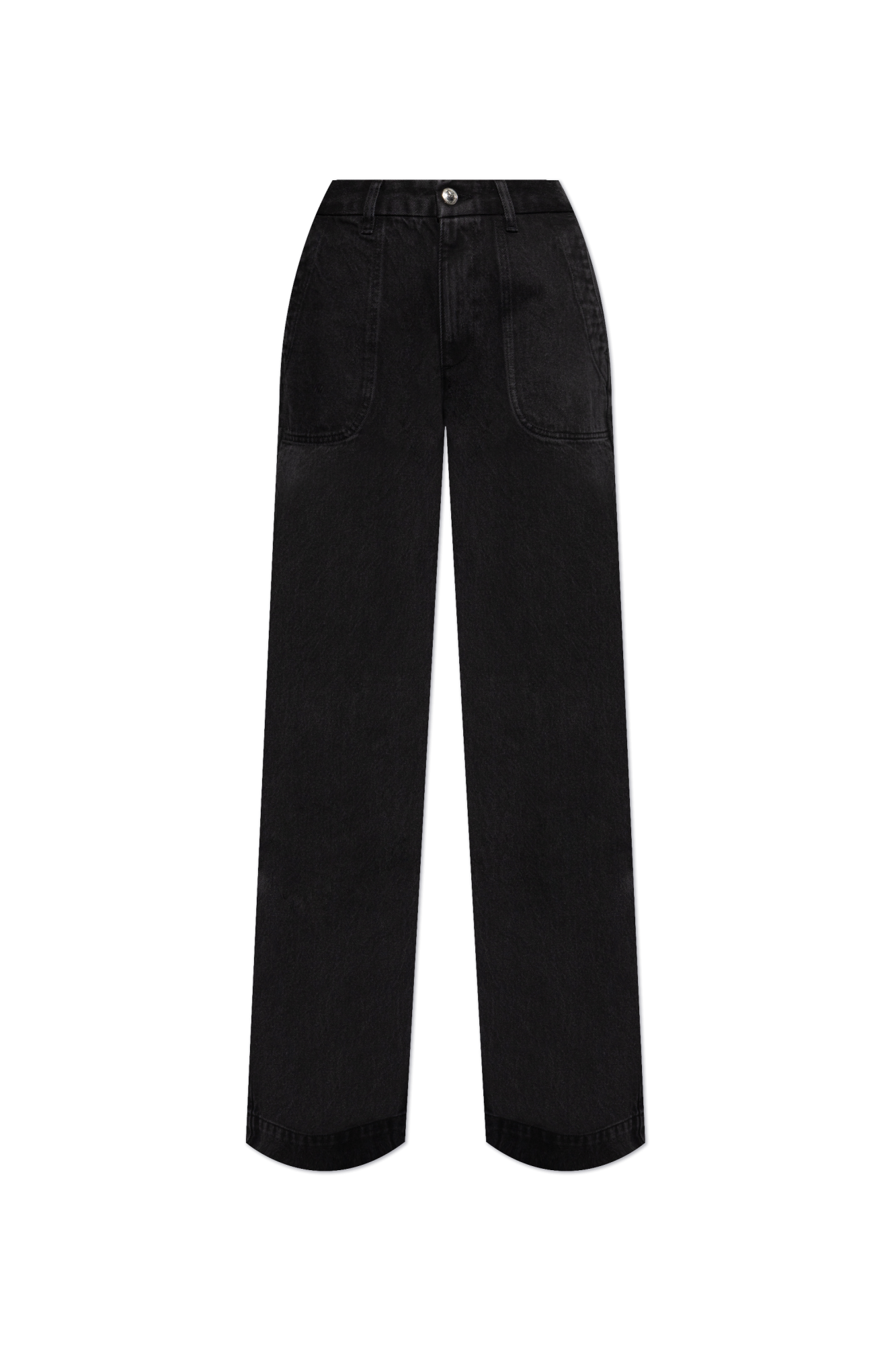 デニム・ジーパン A.P.C. Women Denims COGZO F09085 LZE Black A.P.C. - Seaside Jeans in Washed Black – gravitypope
